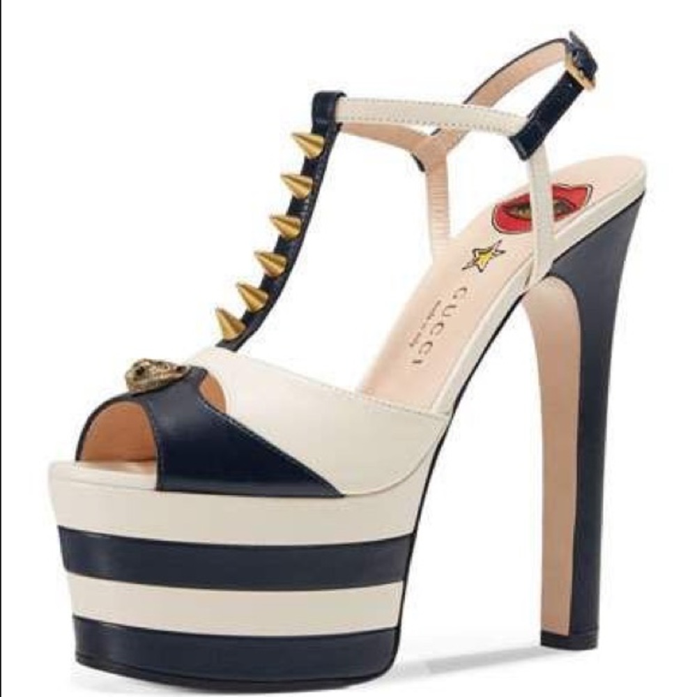 Gucci Angel Platform Striped